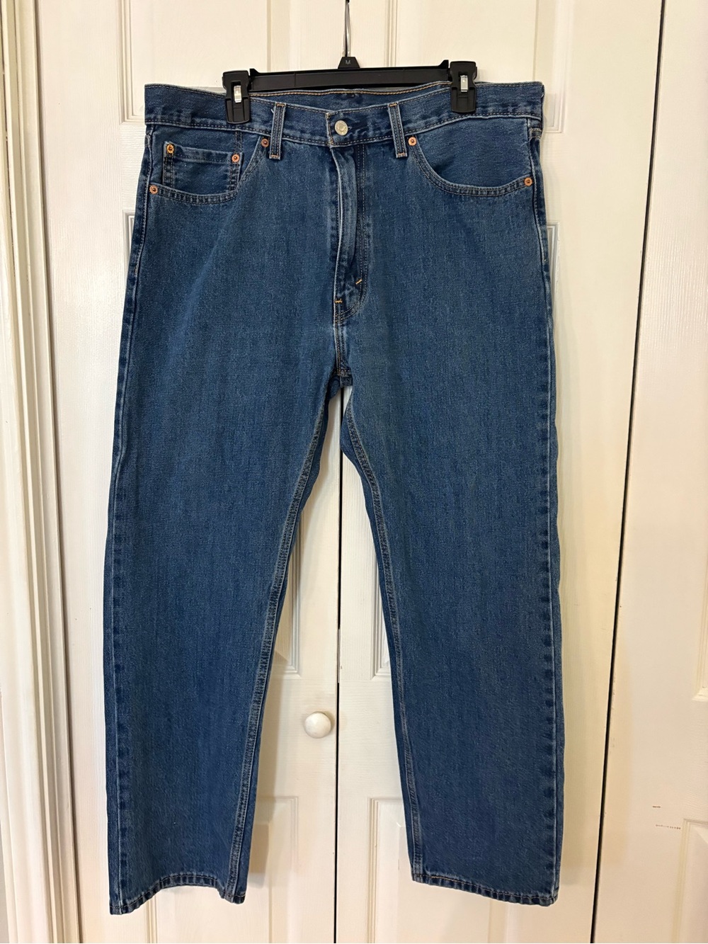 Levi’s 505 Classic Men's Blue Denim Jeans 38x30